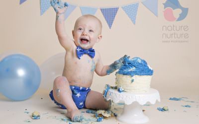 Cake Smash Photography Session in Winchester