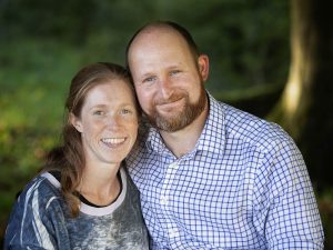 couple portrait by family photographer Winchester